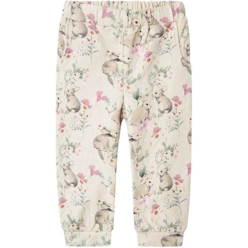 Sports Pant with bold design-Name It Peyote Melange Sadie Regular Sweatpants