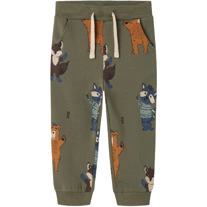 Sports Pant with elastic hem-Name It Tea Leaf Olander Sweatpants