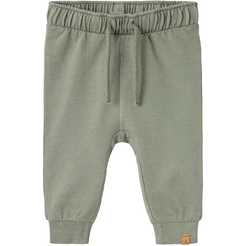 Sports Pant with military look-Lil'Atelier Seagrass Omads Sweatpants