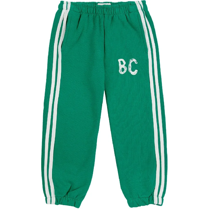 Sports Pant with cold-resistant-Bobo Choses Green B.C Shadow Stripes JAndging Pants