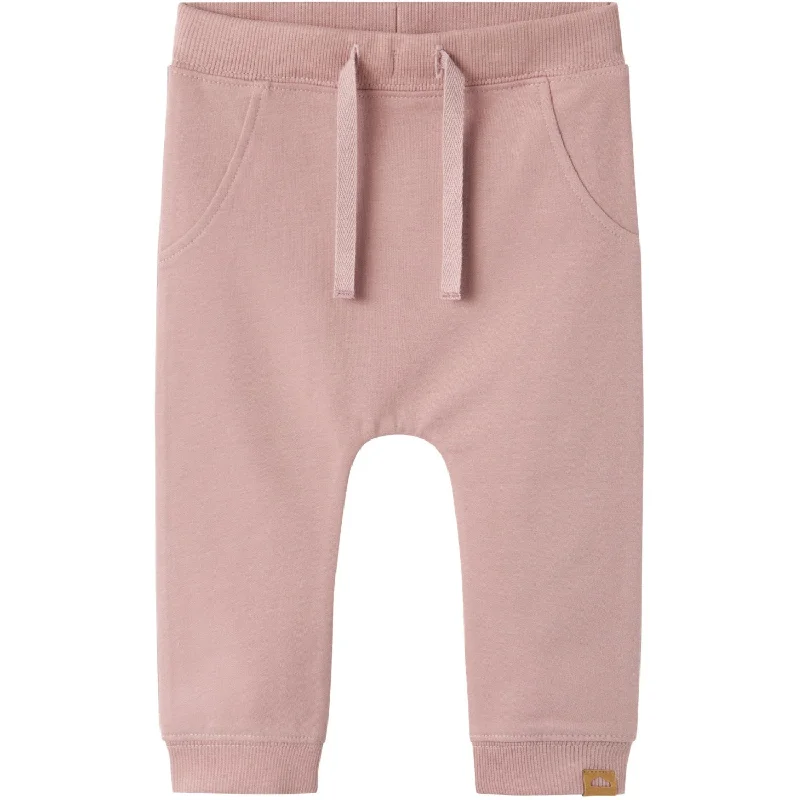 Sports Pant with closed weave-Name It Deauville Mauve Takki Sweatpants Noos