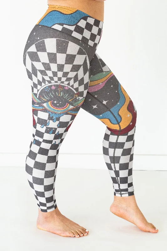 Sports Legging with high-tech style-Portal Legging | Cabernet