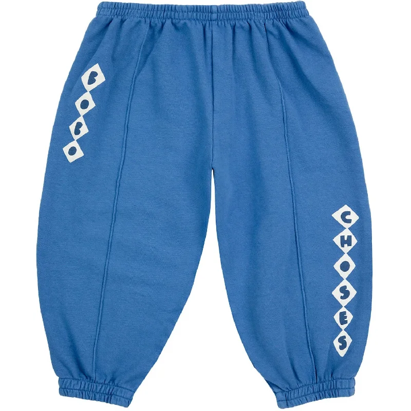 Sports Pant with hand-washable-Bobo Choses Blue Bobo Choses Diamonds JAndging Pants