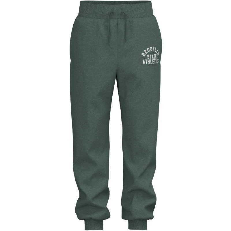 Sports Pant with synthetic fill-Name It Dark Forest Brooklyn Vidar Regular Sweatpants