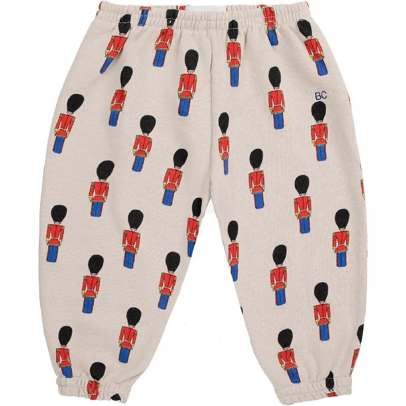 Sports Pant with colorfast-Bobo Choses Offwhite Little Tin Soldiers All Over JAndging Pants