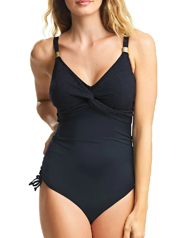 Swimwear with cover-up-Ottawa Swimsuit - Black