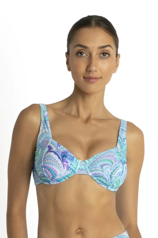 Sports bra with bow fit -Sunseeker Mystic Panelled D/DD Bra