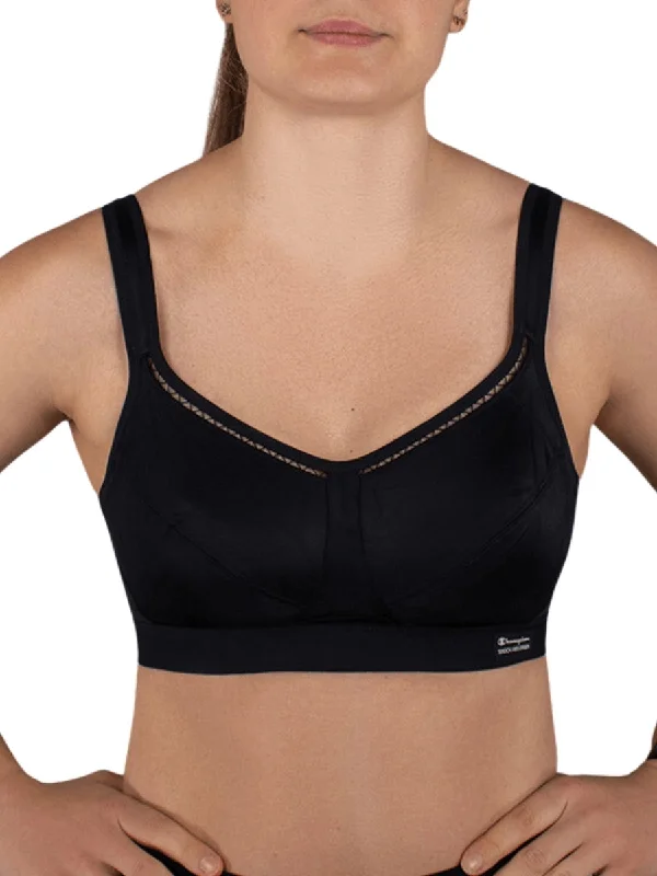 Sports bra with drift fit -Active Classic Support Sports Bra - Black