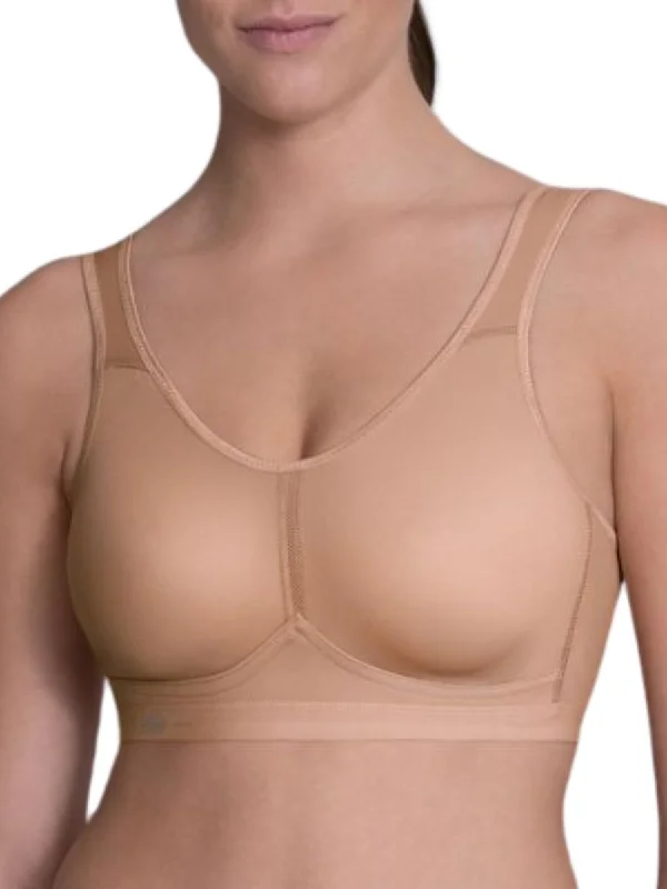 Sports bra with flux design -Light & Firm Sports Bra - Skin