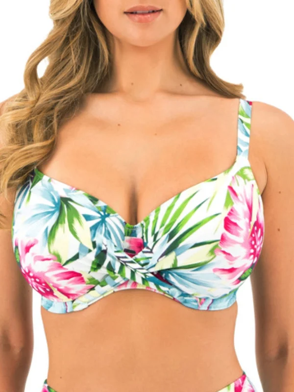 Swimwear with low-maintenance-Langkawi Full Cup Bikini Top - White