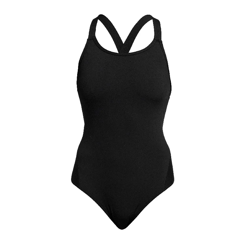 Swimwear with budget fabric-Still Black | Ladies Eclipse One Piece