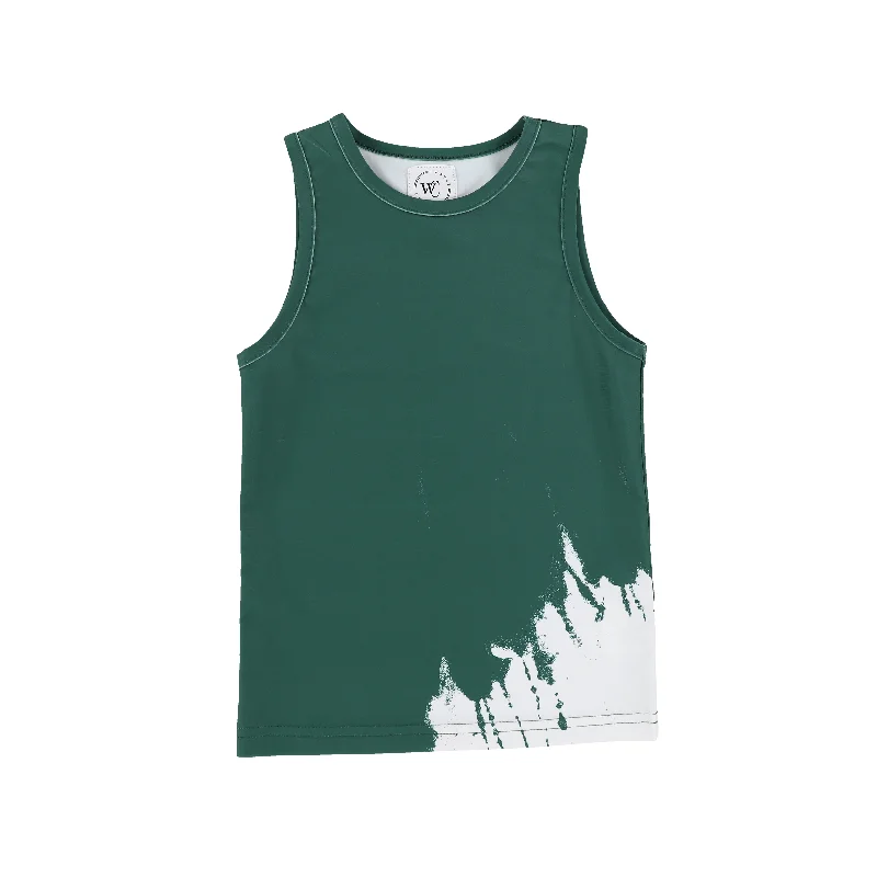 WATER CLUB HUNTER GREEN SPLASH TANK [Final Sale]