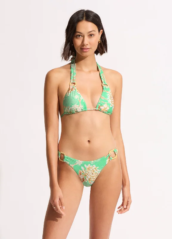 Swimwear bandeau-Eden Ring Side Rio Bikini Bottom - Mint