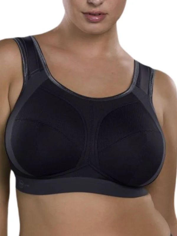 Sports bra with light fit -Extreme Control F-K Sports Bra - Black/Anthracite