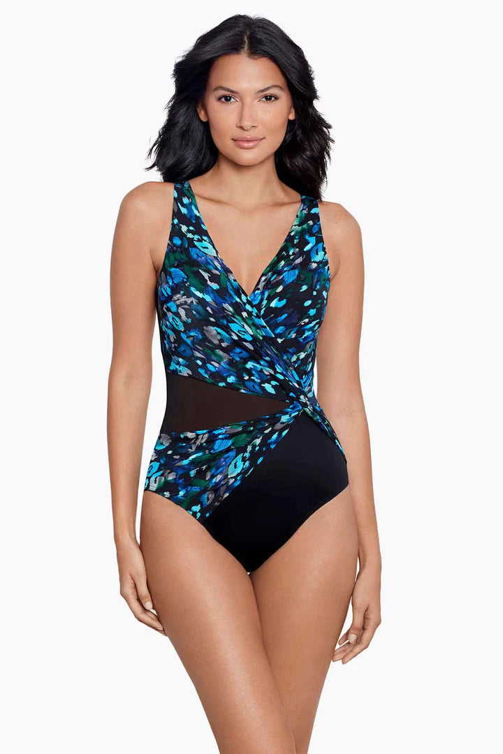 Swimwear with bold print-Miraclesuit Sophisticat Circe One Piece