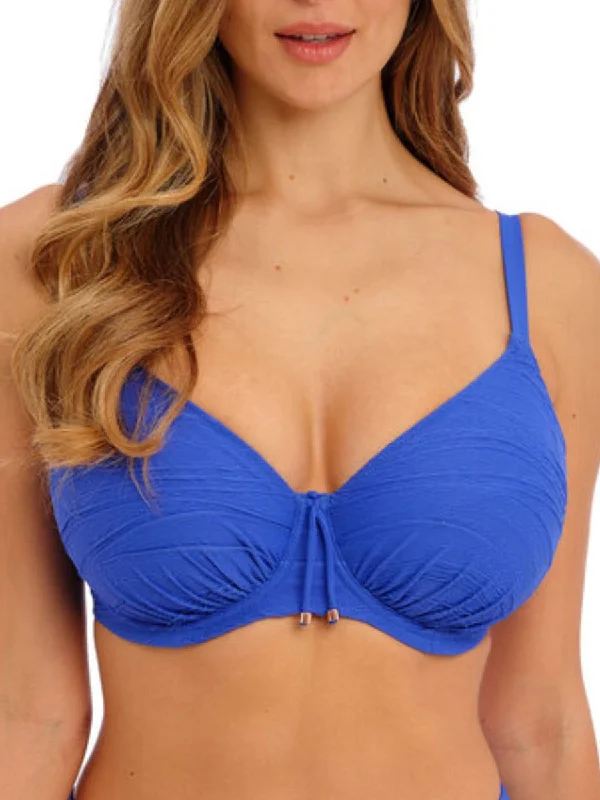 Swimwear for kids-Beach Waves Full Cup Bikini Top - Ultramarine