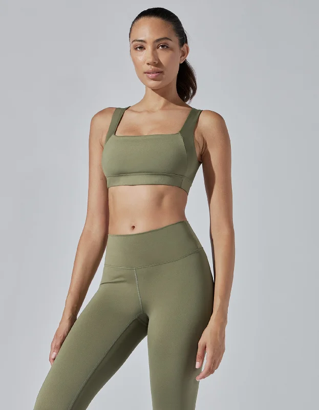 Sports bra with ring fitness -VITAL BRA [ ARMY ]