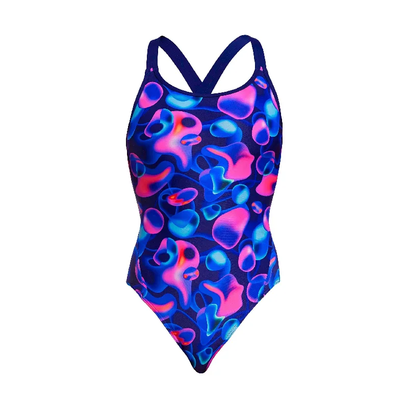 Swimwear with high-maintenance-Liquid Lights | Ladies Eclipse One Piece