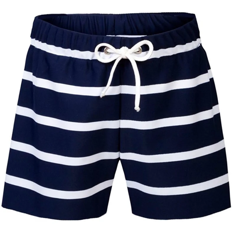 Sports shorts with split fit -Petit Crabe Blue/White Alex UV Shorts