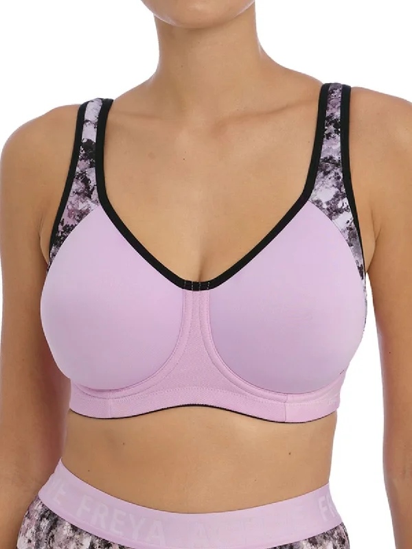 Sports bra with arc shape -Sonic Moulded Spacer Sports Bra - Haze