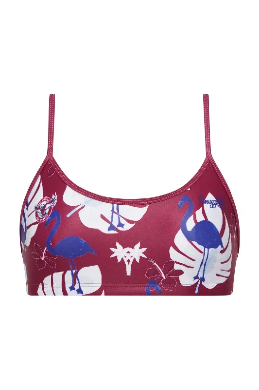 Swimwear with textured fabric-Freshwater Top in Manly Sea Eagles