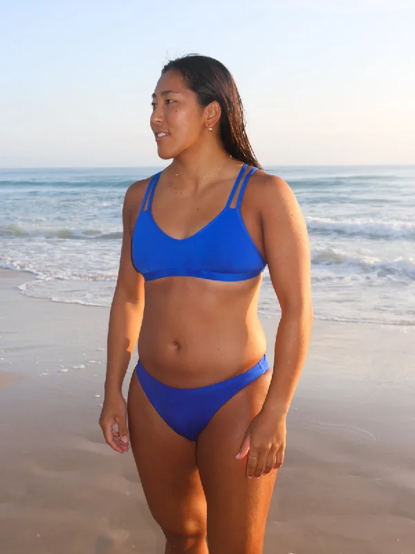 Swimwear for open water-TAZZIE TOP || Cobalt