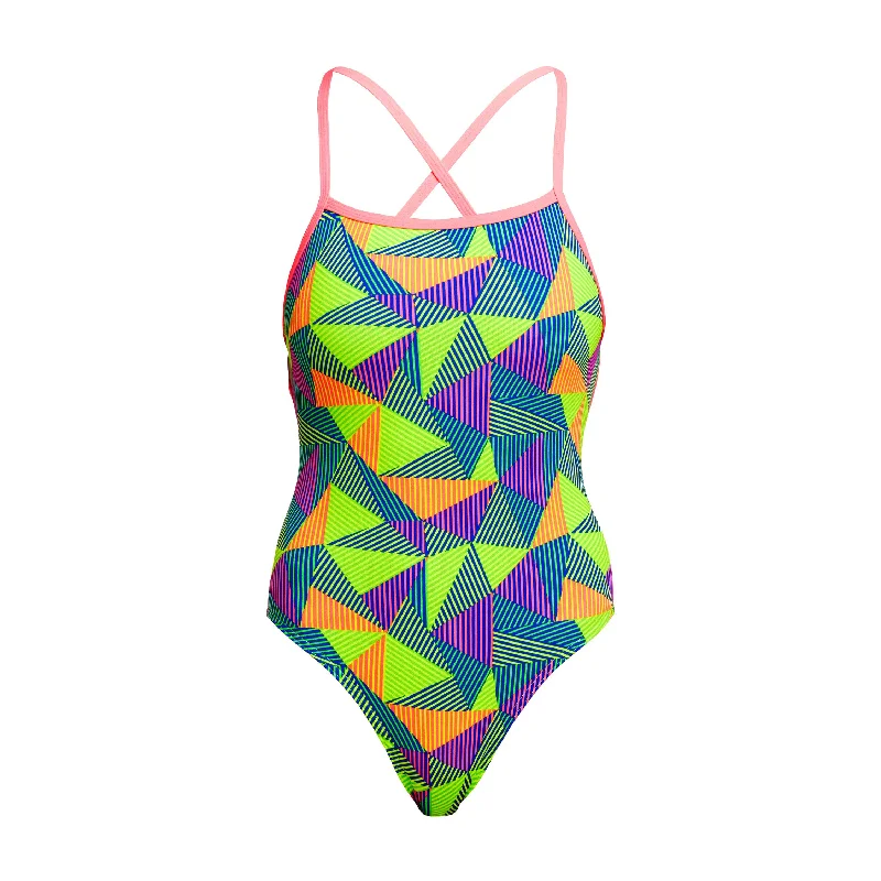 Swimwear for teens-Cross Bars | Ladies Strapped In One Piece