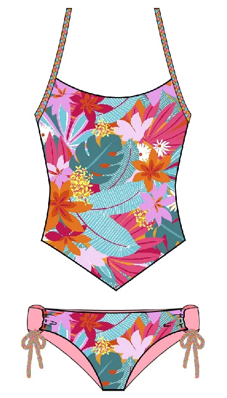 SALE Hobie Aloha Tropics Girls Tankini Set