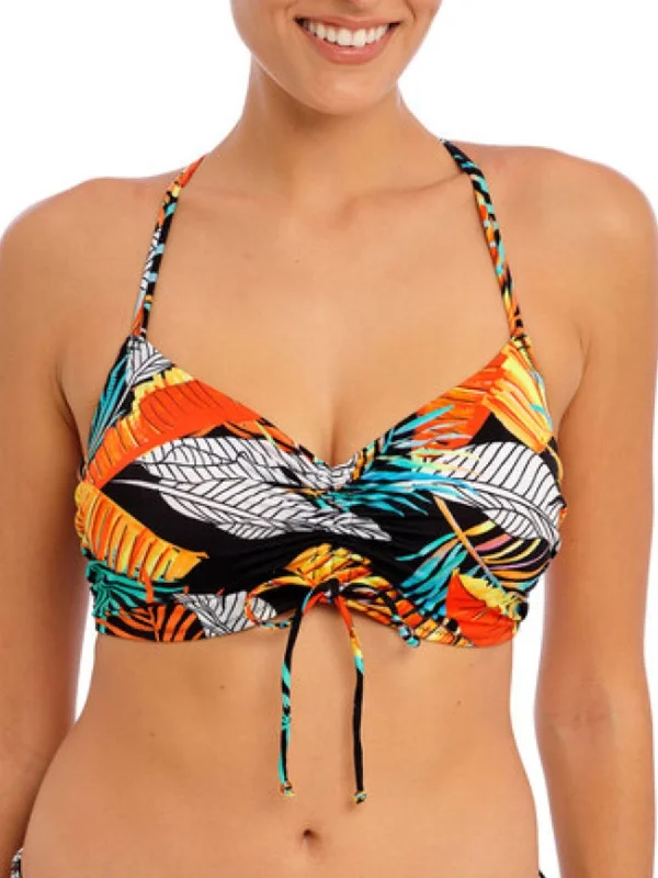 Tiger sports bra for hikes -Samba Nights Bralette Bikini Top - Multi