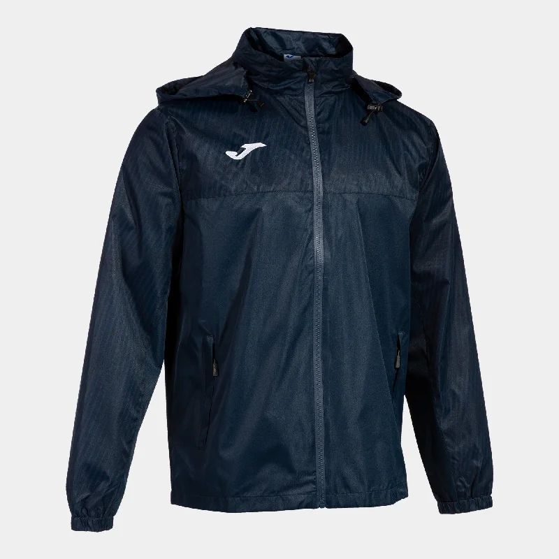 Sports Jacket with flame-resistant-Joma Montreal Ladies Rain Jacket (Dark Navy)