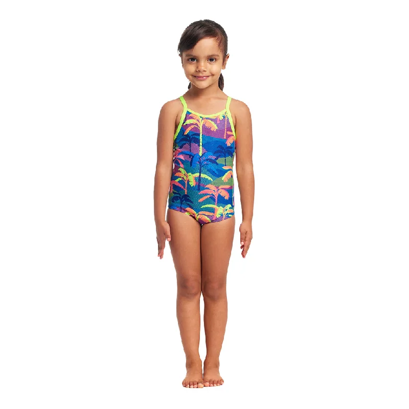 Swimwear for diving-Funkita Palm A Lot Toddler Girls One Piece Swimsuit