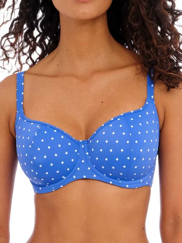 Swimwear for leisure-Jewel Cove Sweetheart Bikini Top - Azure