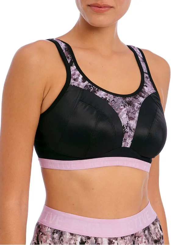 Sports bra with crisscross shape -Dynamic Non-Wired Sports Bra - Haze