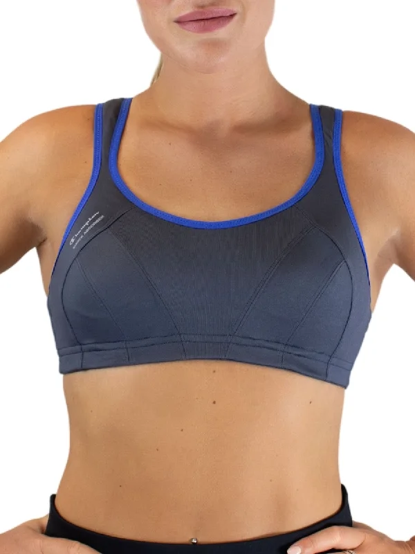 Sports bra with open fit -Active Multi Support Sports Bra - Dark Grey