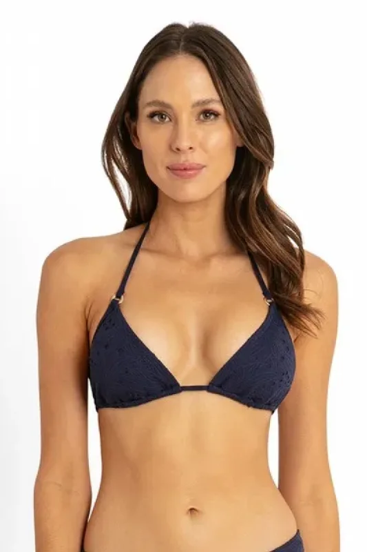 Sports bra for camogie play -Sunseeker Lavia Tri Bikini Top Bralette Ink