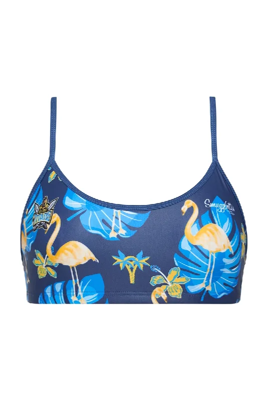 Swimwear with soft fabric-Freshwater Top in Gold Coast Titans