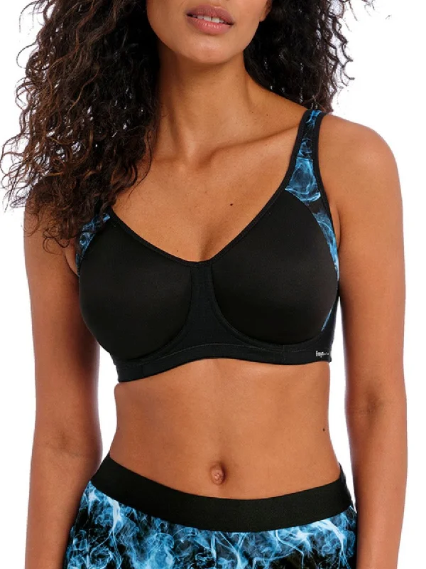 Sports bra with loop fit -Sonic Moulded Spacer Sports Bra -  Galactic