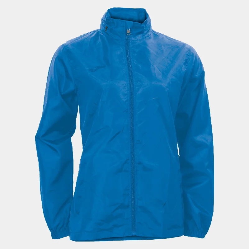 Sports Jacket with flat seams-Joma Galia Ladies Rain Jacket (Royal)