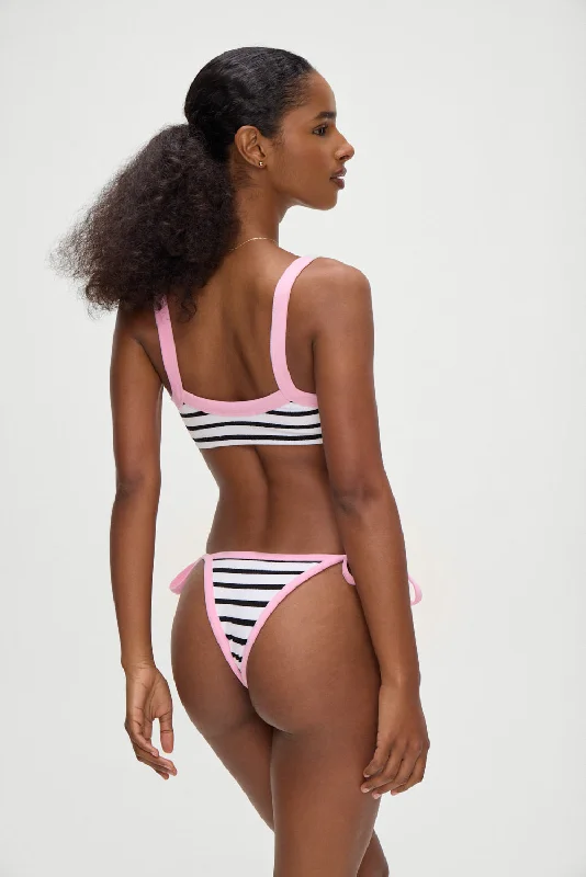 Swimwear for kids-Cruze String Bikini Bottom - Vintage Stripe