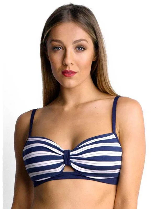 Sports bra with braid shape -DRI3188D Drifter D Cup Halter Bra - Isola