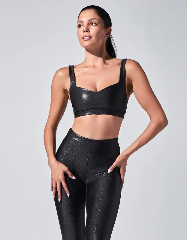 Sports bra with vibe fit -Marie Bra Top [Onyx]