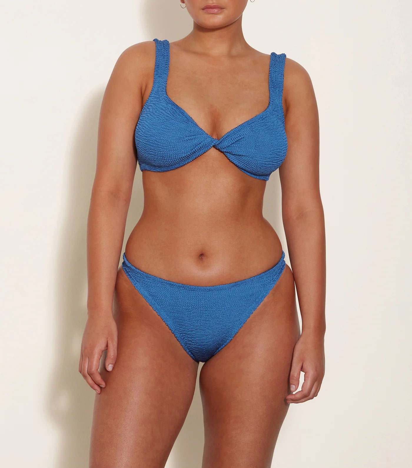 Swimwear for all seasons-Juno Bikini Metallic Denim