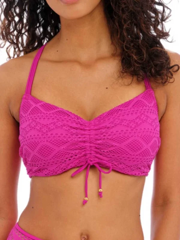 Sports bra with bow shape -Sundance Bralette Bikini Top - Orchid