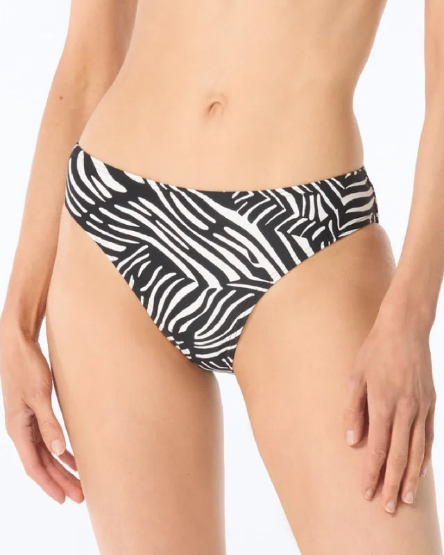 Sports bra for shinty play -2024 Michael by Michael Kors Patchwork Zebra Classic Bikini Bottom - Mm9q294