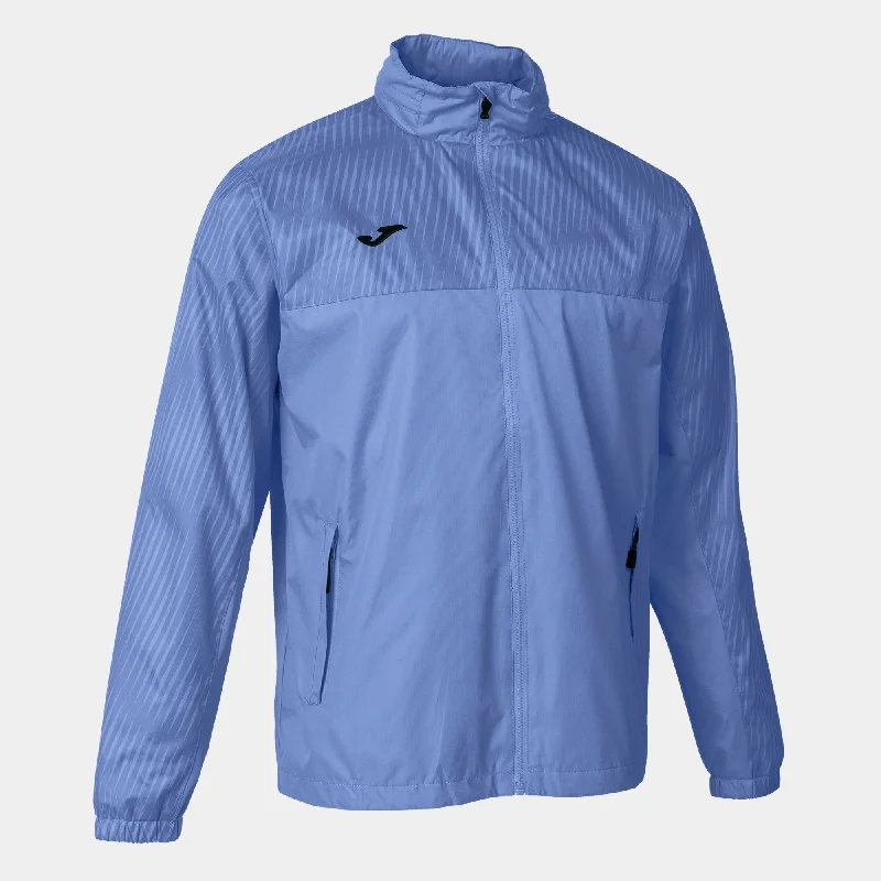 Sports Jacket with dust-proof-Joma Montreal Ladies Rain Jacket (Leaden Blue)