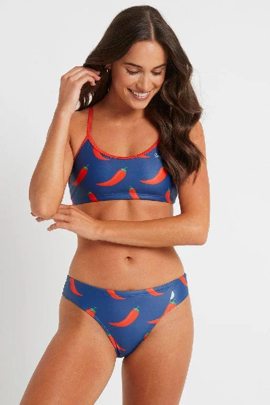 Swimwear with water-resistant-Fairlight Bottom in Chilli Willies