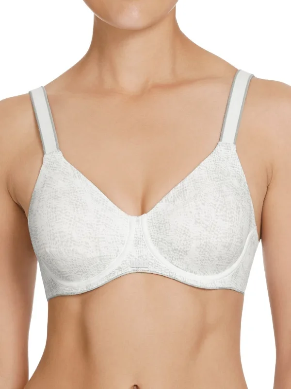 Sports bra with arc shape -High Performance Wired Sports Bra - White