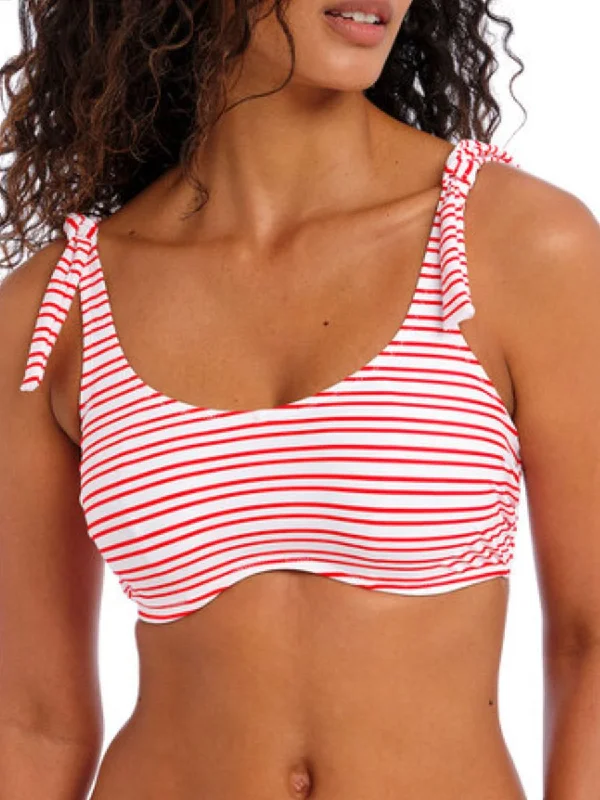 Sports bra with airy fit -New Shores Bralette Bikini Top - Chilli