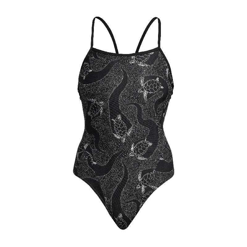 Swimwear with smooth texture-Sea Stars | Ladies Single Strap One Piece