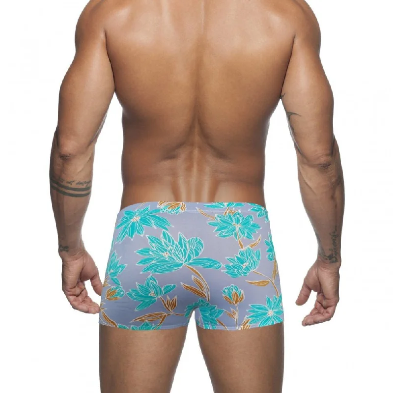 Swimwear with thin straps-Neon Forest Swim Trunks